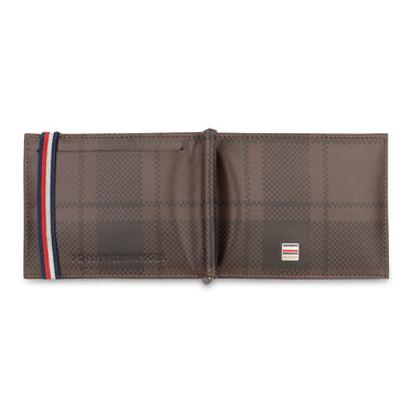Tommy Hilfiger Weimar Mens Leather Money Clip Brown