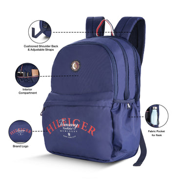 Tommy Hilfiger Nautical Unisex Polyester Backpack navy