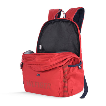 Tommy Hilfiger Vulcan Unisex Polyester Backpack Burgundy