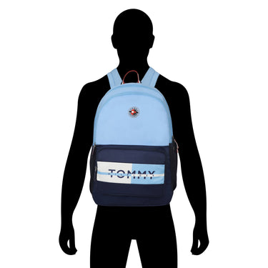 Tommy Hilfiger Valentin Unisex Polyester Laptop Backpack Blue