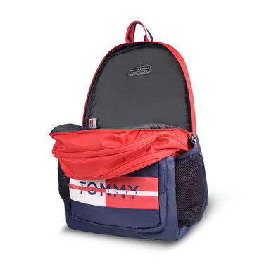 Tommy Hilfiger Valentin Unisex Polyester Laptop Backpack Red