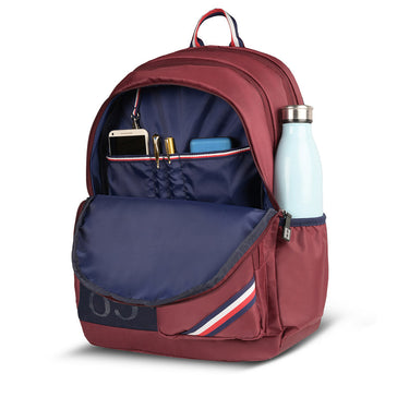 Tommy Hilfiger Fletcher Non Laptop Backpack Wine