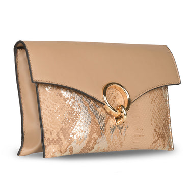 Sugarush Kimble Womens Clutch Beige