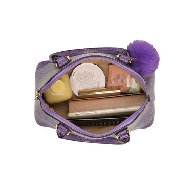 Sugarush Ximena Womens Satchel Purple