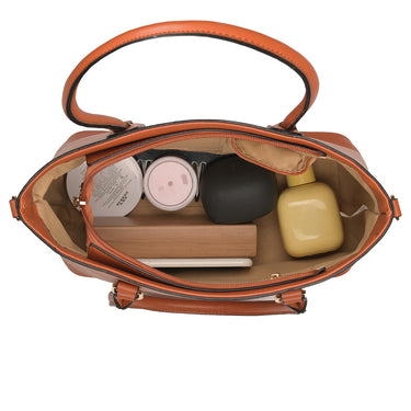 Sugarush Ramona Womens Satchel Brown