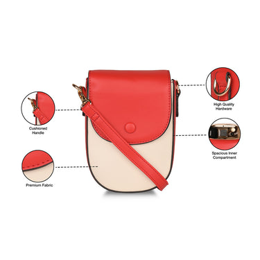 Sugarush Dayanara Womens Mobile Holder /sling red