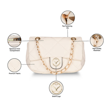 Sugarush Triana Womens Sling White