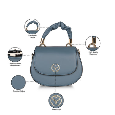 Sugarush Callista Womens Satchel Teal