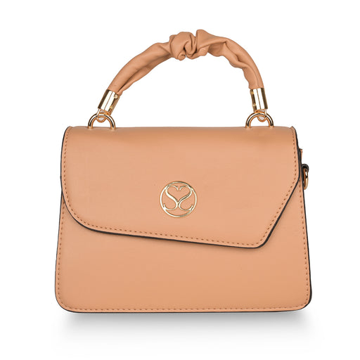 Sugarush Felicia Womens Satchel Beige