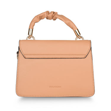 Sugarush Felicia Womens Satchel Beige