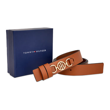 Tommy Hilfiger Small Leather Goods Kushina Women's Non Reversible  Belt tan