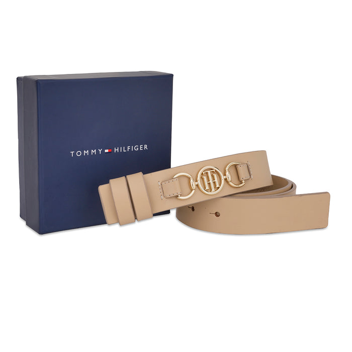 Tommy Hilfiger Small Leather Goods Kushina Women's Non Reversible  Belt beige