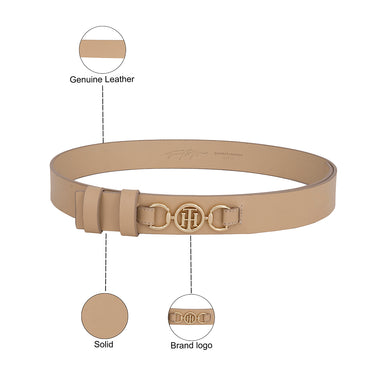 Tommy Hilfiger Small Leather Goods Kushina Women's Non Reversible  Belt beige