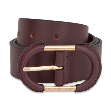 Tommy Hilfiger Small Leather Goods Shizune Women's Non Reversible  Belt wine