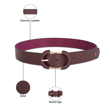 Tommy Hilfiger Small Leather Goods Shizune Women's Non Reversible  Belt wine