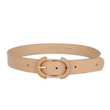 Tommy Hilfiger Small Leather Goods Shizune Women's Non Reversible  Belt Beige