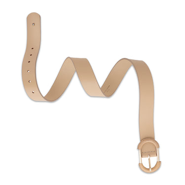 Tommy Hilfiger Small Leather Goods Shizune Women's Non Reversible  Belt Beige