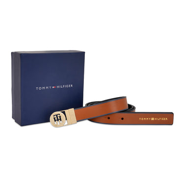 Tommy Hilfiger Aera Women's Reversible  Belt Beige