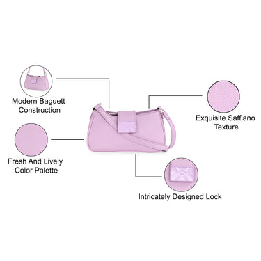 United Colors of Benetton Annan Baguette Lavender