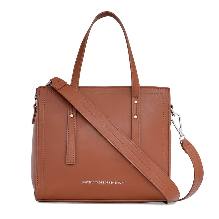 United Colors of Benetton Cleara Mini Satchel Brown