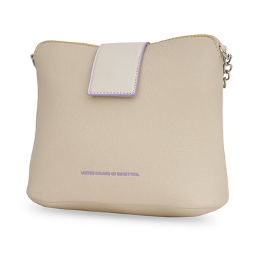 United Colors of Benetton Tessa Hobo Ivory