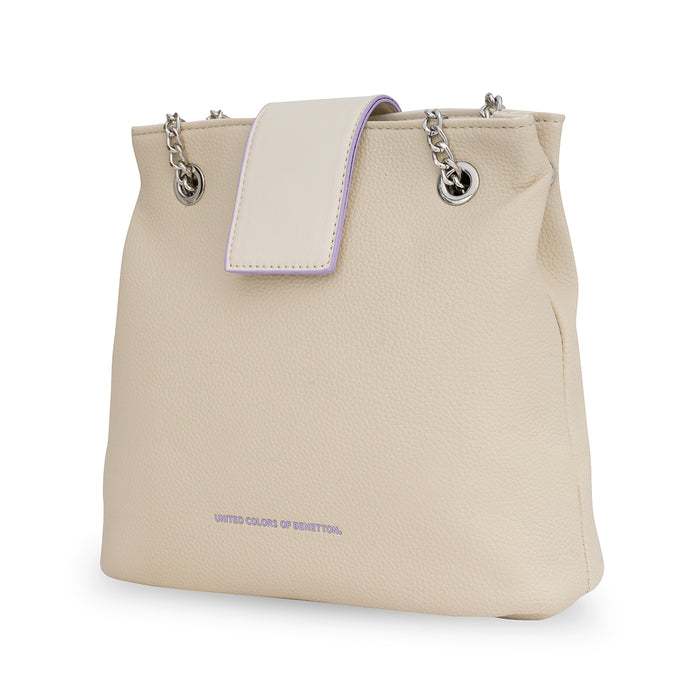 United Colors of Benetton Danna Hobo Ivory