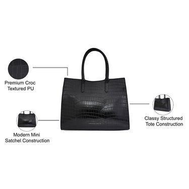 United Colors of Benetton Kamlyn Satchel Black