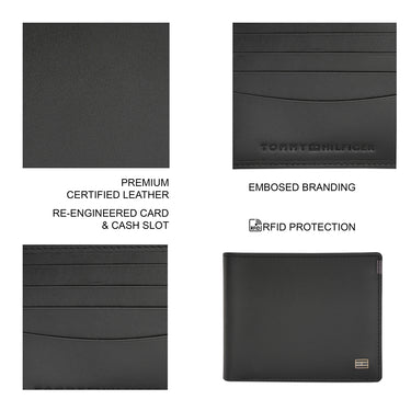 Tommy Hilfiger Bellevue Slimfold Wallet Black