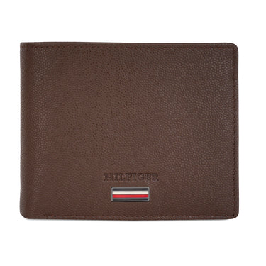 Tommy Hilfiger Vernon Global Coin Wallet Brown