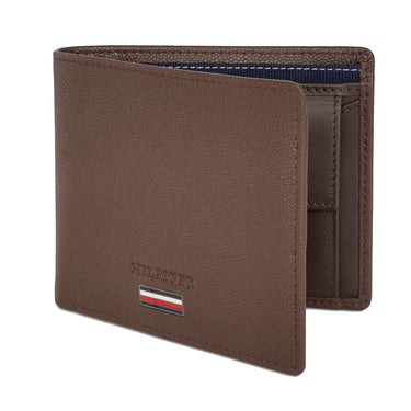 Tommy Hilfiger Vernon Global Coin Wallet Brown