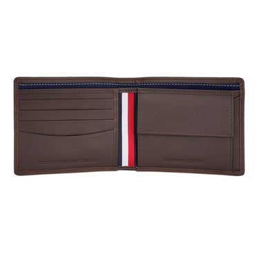 Tommy Hilfiger Vernon Global Coin Wallet Brown
