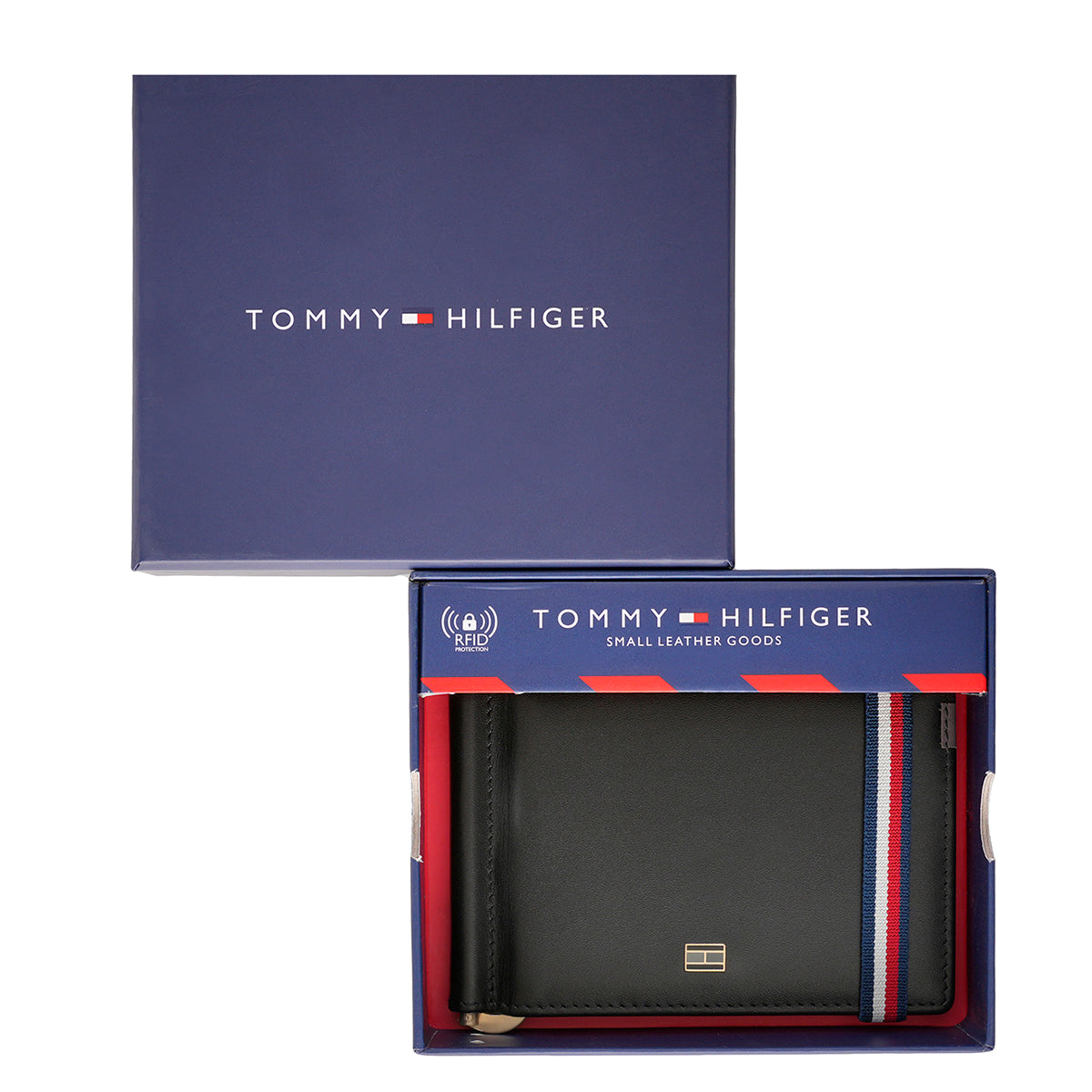 Tommy Hilfiger Small Leather Goods Crivitz Money Clip Navy