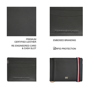 Tommy Hilfiger Small Leather Goods Crivitz Money Clip Navy