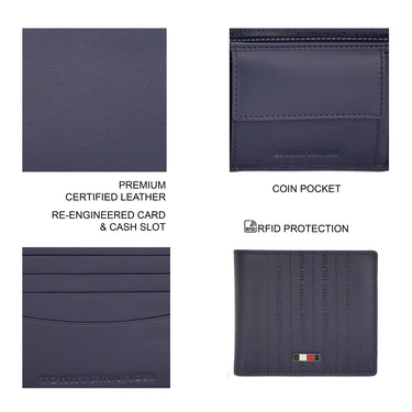 Tommy Hilfiger Hilbert Multicard Coin Wallet Navy