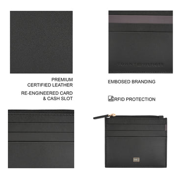 Tommy Hilfiger Small Leather Goods Howard Card Holder black