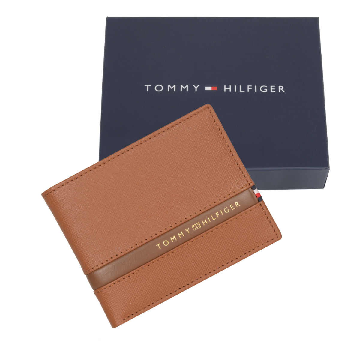 Tommy Hilfiger Lannon Passcase Wallet Tan