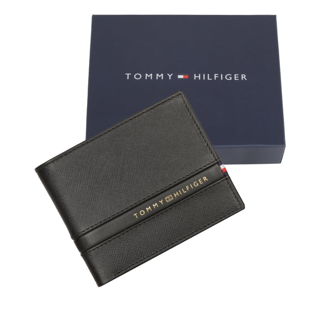 Tommy Hilfiger Lannon Passcase Wallet Black