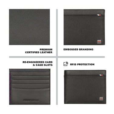 Tommy Hilfiger Loganville Passcase Wallet Black