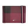 Tommy Hilfiger Small Leather Goods Newburg Money Clip Wine