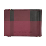 Tommy Hilfiger Small Leather Goods Newburg Money Clip Wine