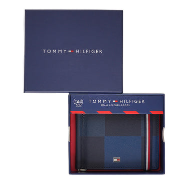 Tommy Hilfiger Small Leather Goods Newburg Money Clip Navy