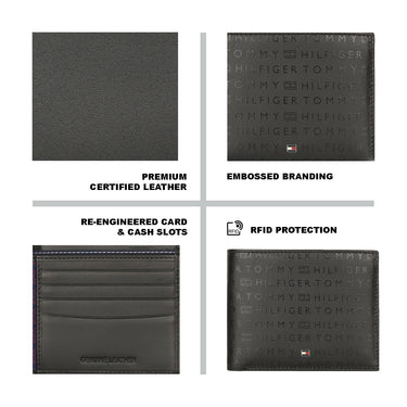 United Colors of Benetton Colier Passcase Wallet Black