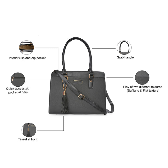 Sugarush Amina Women's Satchel Black